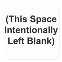 3" STICKER (Deze ruimte met opzet leeg gelaten)