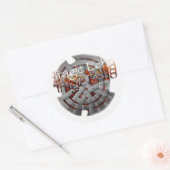 3"Stickers Ronde Sticker (Envelop)