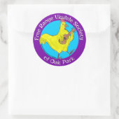 3" Stickers Vrije Waaier Ukulele Maatschappij (Tas)