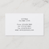 3 strengen prikkeldraad en contrail visitekaartje (Achterkant)