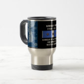 3 STRIJDSTERREN KOREAANSE OORLOGSVETERAAN REISBEKER (Voorkant links)