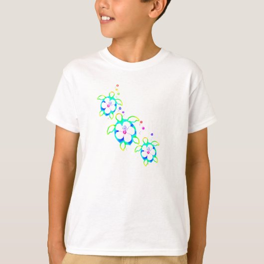 3 Stropdas geverfde honingschildpadden T-shirt (Voorkant)