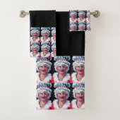 3 stuk, mevrouw Claus Bath set- WOW! Bad Handdoek (Insitu)