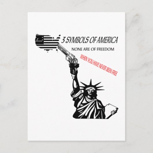 3 symbolen wit briefkaart (Voorkant)