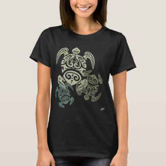 3 T-shirt met schildpad