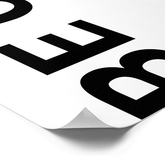 3 tabel Simple White Wedding Seating Chart Poster (Hoek)