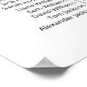 3 Tafels 72 Gasten Moderne Huwelijkszitgrafiek Poster (Hoek)