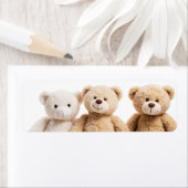 3 teddy bears  etiket (Insitu)