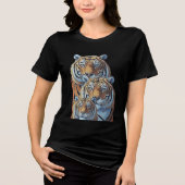 3 TIJGERS Tri-Blend SHIRT (Voorkant)