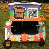 3 Toned Trunk of Treat Halloween QR Business Spandoek