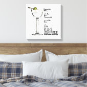 3 tot 1 (Wet) Martini Cocktail Recipe Art 12 "x12" Canvas Afdruk (Insitu (Slaapkamer))