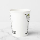 3 tot 1 (Wet) Martini Cocktail Recipe Art. Papieren Bekers (Rechts)