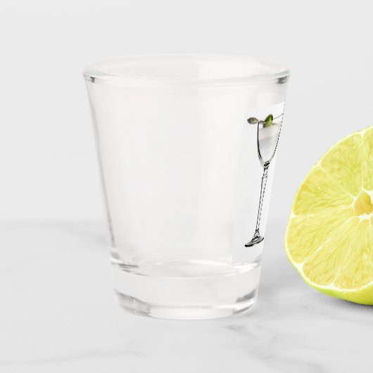 3 tot 1 (Wet) Martini Cocktail Recipe Art. Shot Glas (Links)