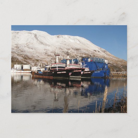 3 Trawlers op de ijskast Briefkaart (Voorkant)