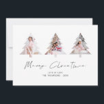 3 Tree Shape foto's 2026 Kalender Vrolijk Kerstfee Feestdagenkaart<br><div class="desc">3 Tree Shape foto's 2026 Kalender Vrolijk Kerstfeest. Digitaal beschikbaar en geprint. Vrolijk kerstfeest is in een stijlvol script. Vervang eenvoudig de drie afbeeldingen met uw eigen en personaliseer met uw namen op de voorkant en vrolijke nieuwjaarsgroet op de achterkant. Een mooie kalender voor 2026 staat op de achterkant.</div>