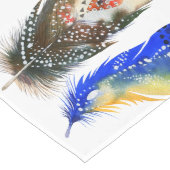 3 Tribal Feathers Patroon Lange Tafelloper (Hoek)