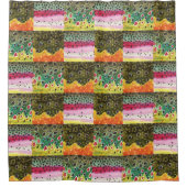 3 Trout Skins uit schilderijen Douchegordijn (Voorkant)