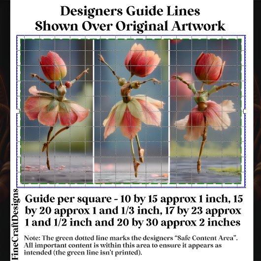 3 Tulpenbloem Ballerina's, Roze DJ5L Decoupage Tissuepapier