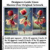 3 Tulpenbloem Ballerina's, Roze DJ5RF Decoupage Tissuepapier