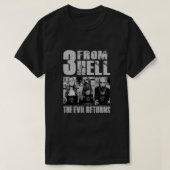 3 uit de hel Essentieel T-shirt (Design voorkant)