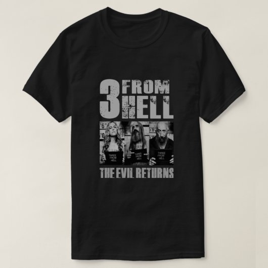 3 uit de hel Essentieel T-shirt (Design voorkant)