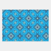 3 unieke vellen, Blues, grafisch ontwerp Inpakpapier Vel (Voorkant 2)