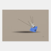 3 unieke vlinderstrand Kerstmis Inpakpapier Vel (Voorkant 3)