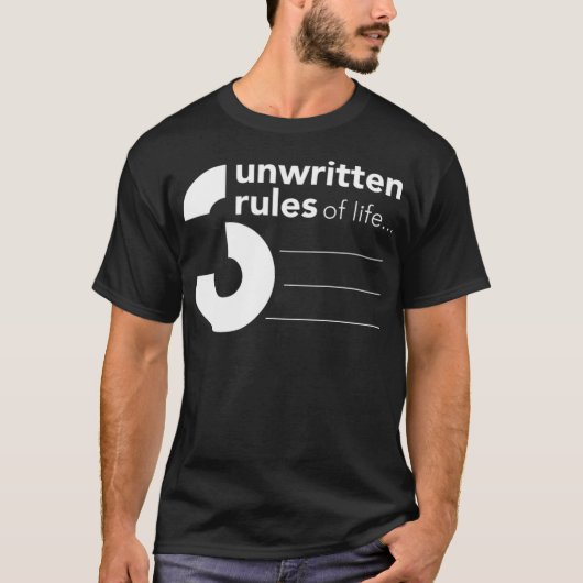 3 unwritten rules of kiddin penelope t-shirt (Voorkant)