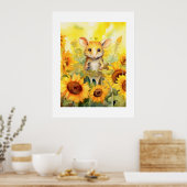 3 van 17 Zonnebloementuin Miceville Poster (Keuken)