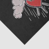 3 van Swords Love Heart Tarot Illustration Three Tissuepapier (Detail)