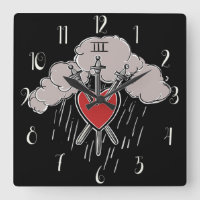 3 van Swords Love Heart Tarot Illustration