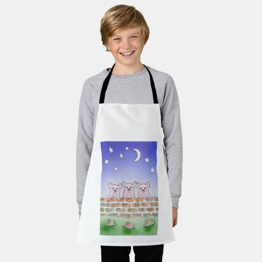 3 Varkens Apron Schort (Gedragen)