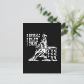 3 vaten 2 Harten 1 Dream Barrel Racing Briefkaart (Staand voorkant)