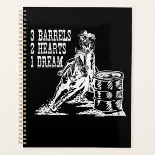 3 vaten 2 Harten 1 Dream Barrel Racing Planner