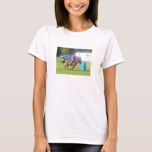 3 vaten 2 harten 1 droom!  Shirt van paarden (Voorkant)