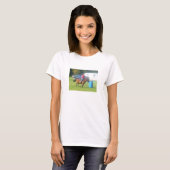 3 vaten 2 harten 1 droom!  Shirt van paarden (Voorkant volledig)