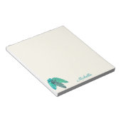 3 Veer Waterverf Eenvoudig gebroken wit toevoegen Notitieblok (Schuin)