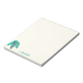 3 Veer Waterverf Eenvoudig gebroken wit toevoegen Notitieblok (Linkerzijde)