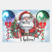 3 vellen kerstcadeaupapier verschillende thema's (Voorkant 2)