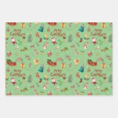 3 vellen kerstinpakpapier (Voorkant 3)