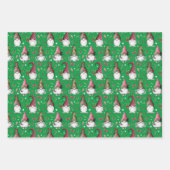 3 vellen kerstinpakpapier (Voorkant)