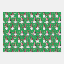 3 vellen kerstinpakpapier