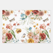 3 vellen, Nederlands stille levenskunst, 19 x 29 i Inpakpapier Vel (Voorkant)