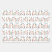 3 vellen pakpapier - selectie van regenbogen (Voorkant 3)
