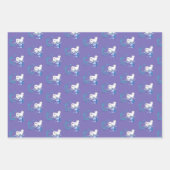 3 vellen Samoyed Design Gift Wrap Set (Voorkant 3)