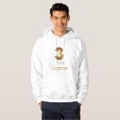 3 Verjaardag Hoodie (Voorkant volledig)
