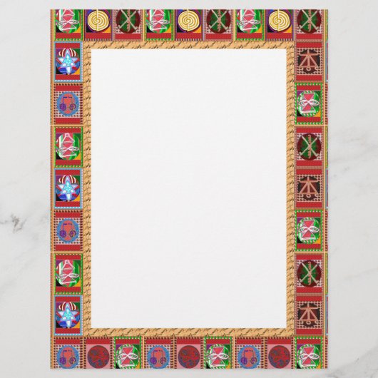 3 Verkoop Karuna Reiki Verwarmend Symbool art Gift (Voorkant)