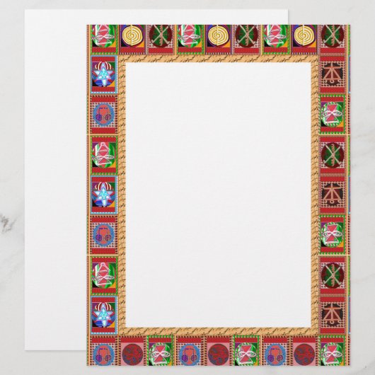 3 Verkoop Karuna Reiki Verwarmend Symbool art Gift (Voorkant / Achterkant)