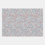 3 Verpakkende Document Bladen  Leuke Amerikaanse S Inpakpapier Vel (Voorkant 2)