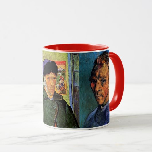3 Verschillen van Van Gogh Self Portrait Paintings Mok (Voorkant rechts)